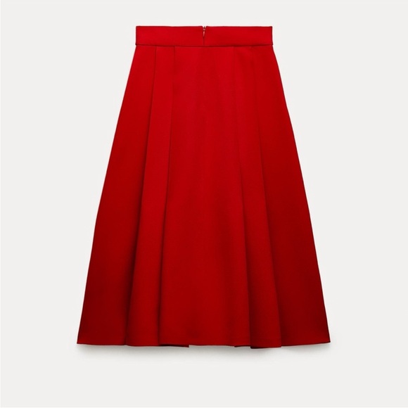 ZARA PLEATED CAPE SKIRT - Picture 5 of 5
